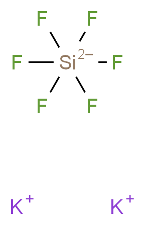 六氟硅酸钾_分子结构_CAS_16871-90-2)