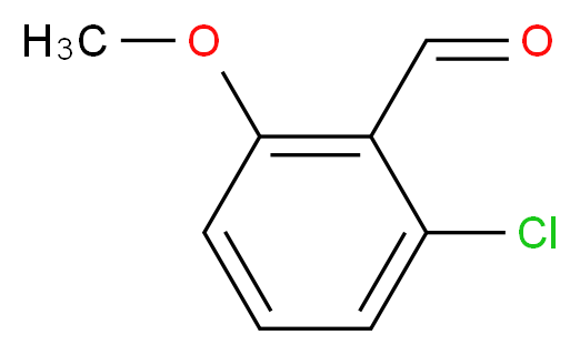 2-Chloro-6-methoxybenzaldehyde_分子结构_CAS_)