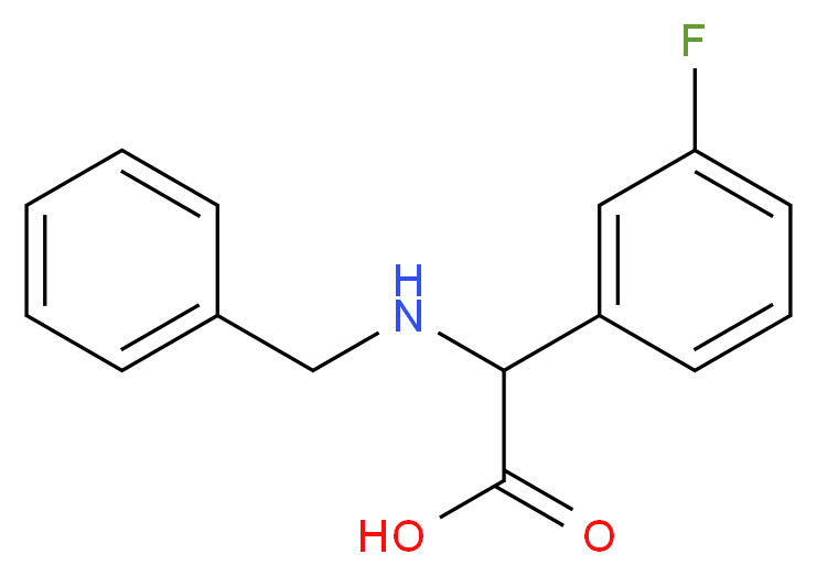 N-Benzyl-3-fluoro-DL-phenylglycine_分子结构_CAS_271583-22-2)