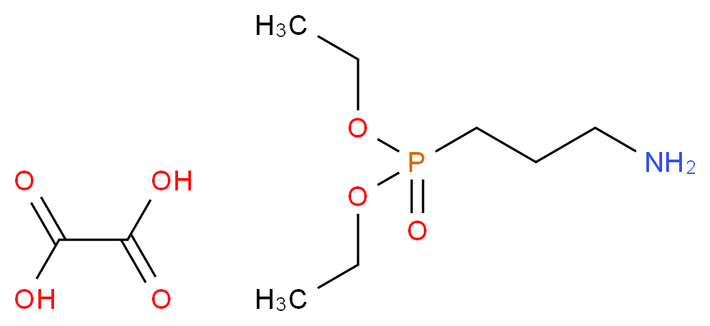 oxalic acid diethyl (3-aminopropyl)phosphonate_分子结构_CAS_203192-99-8