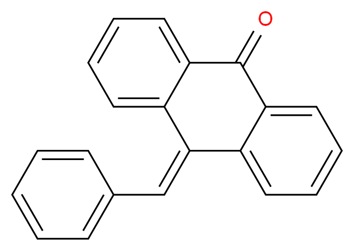 9-BENZYLIDENEANTHRONE_分子结构_CAS_14343-92-1)