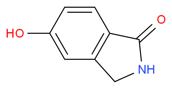 1H-ISOINDOL-1-ONE, 2,3-DIHYDRO-5-HYDROXY-_分子结构_CAS_252061-66-8)