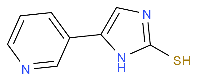 5-(pyridin-3-yl)-1H-imidazole-2-thiol_分子结构_CAS_93103-29-8