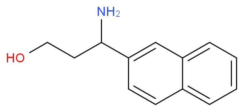 3-AMINO-3-NAPHTHALEN-2-YL-PROPAN-1-OL_分子结构_CAS_683220-51-1)