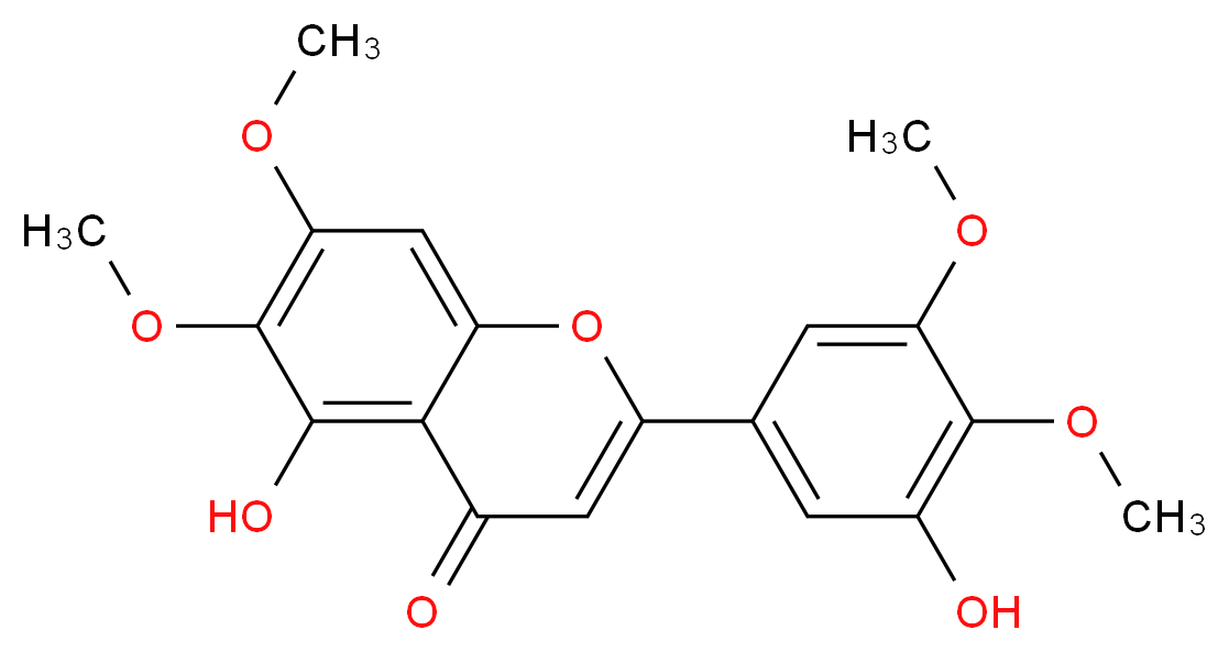 5-hydroxy-2-(3-hydroxy-4,5-dimethoxyphenyl)-6,7-dimethoxy-4H-chromen-4-one_分子结构_CAS_111537-41-8