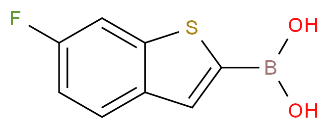 (6-Fluorobenzo[b]thiophen-2-yl)boronic acid_分子结构_CAS_501944-65-6)
