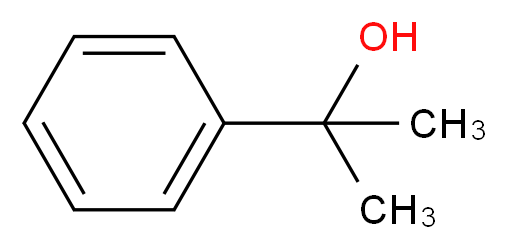 2-苯基-2-丙醇_分子结构_CAS_617-94-7)