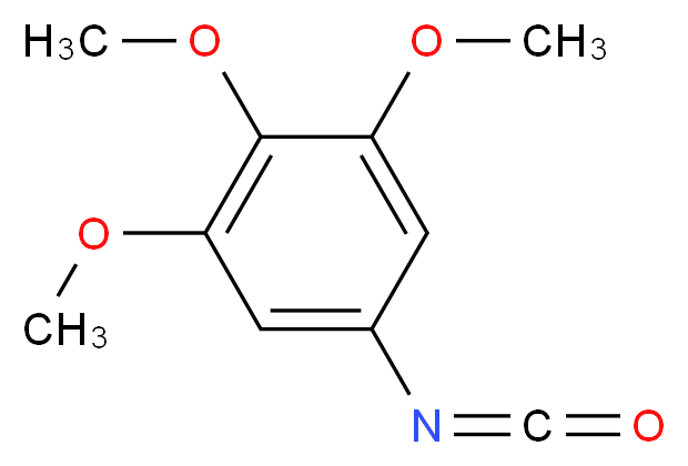 5-Isocyanato-1,2,3-trimethoxybenzene_分子结构_CAS_1016-19-9)