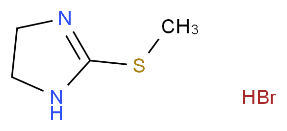 2-(methylthio)-4,5-dihydro-1H-imidazole hydrobromide_分子结构_CAS_)