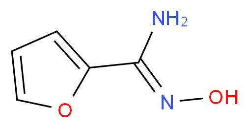 (Z)-N'-hydroxyfuran-2-carboximidamide_分子结构_CAS_261734-99-0