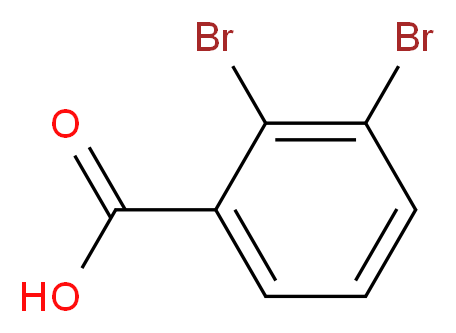 2,3-Dibromobenzoic acid_分子结构_CAS_603-78-1)