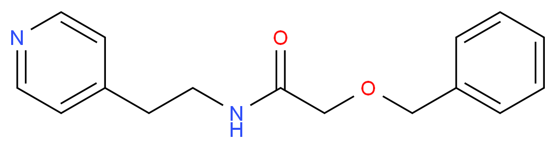 2-(benzyloxy)-N-(2-pyridin-4-ylethyl)acetamide_分子结构_CAS_)