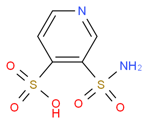 3-sulfamoylpyridine-4-sulfonic acid_分子结构_CAS_72810-60-7