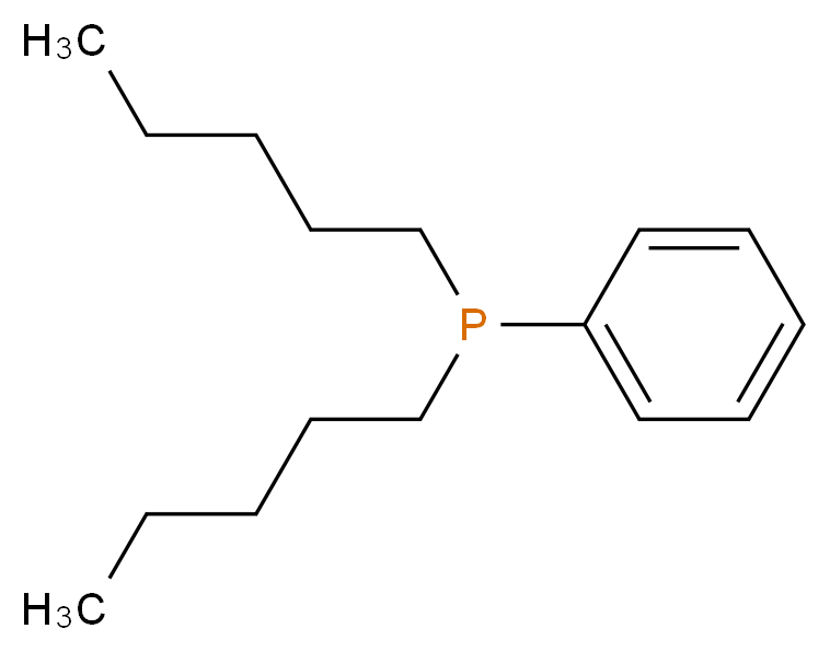 dipentyl(phenyl)phosphane_分子结构_CAS_71501-08-1