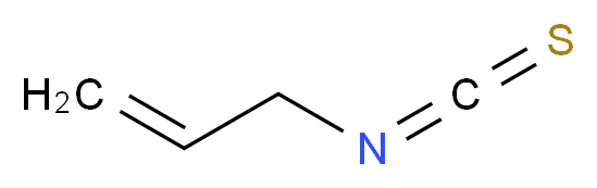 3-isothiocyanatoprop-1-ene_分子结构_CAS_)