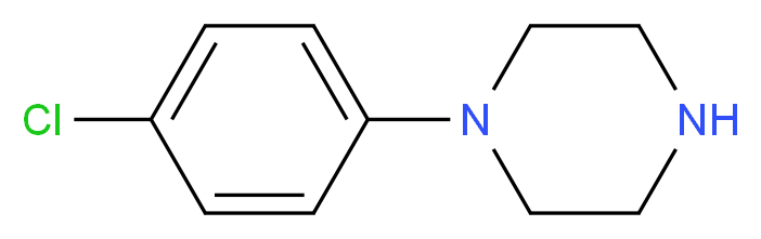 1-(4-chlorophenyl)piperazine_分子结构_CAS_38212-33-8