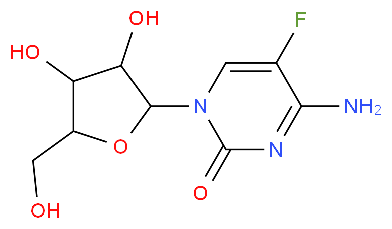 5-FLUOROCYTIDINE_分子结构_CAS_2341-22-2)