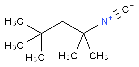 1,1,3,3-四甲基丁基异腈_分子结构_CAS_14542-93-9)