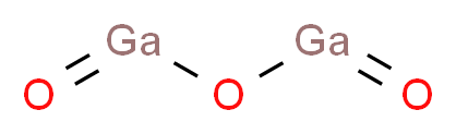 GALLIUM OXIDE_分子结构_CAS_12024-21-4)