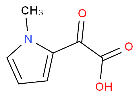 (1-Methyl-1H-pyrrol-2-yl)(oxo)acetic acid_分子结构_CAS_21898-43-1)