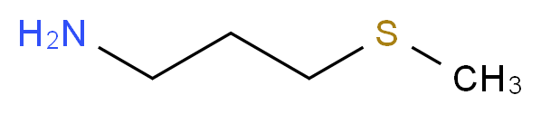 3-(methylsulfanyl)propan-1-amine_分子结构_CAS_)