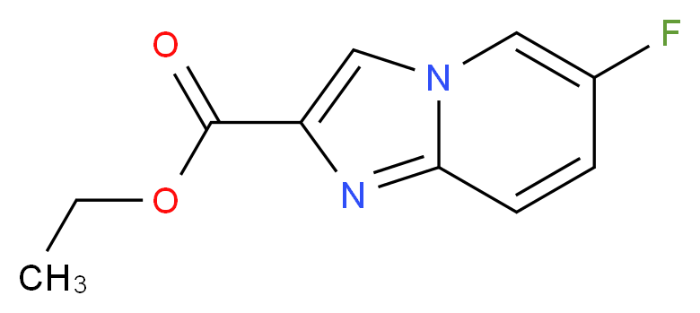 ethyl 6-fluoroimidazo[1,2-a]pyridine-2-carboxylate_分子结构_CAS_367500-93-4