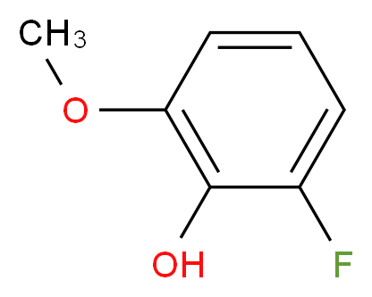 2-氟-6-甲氧基苯酚_分子结构_CAS_73943-41-6)