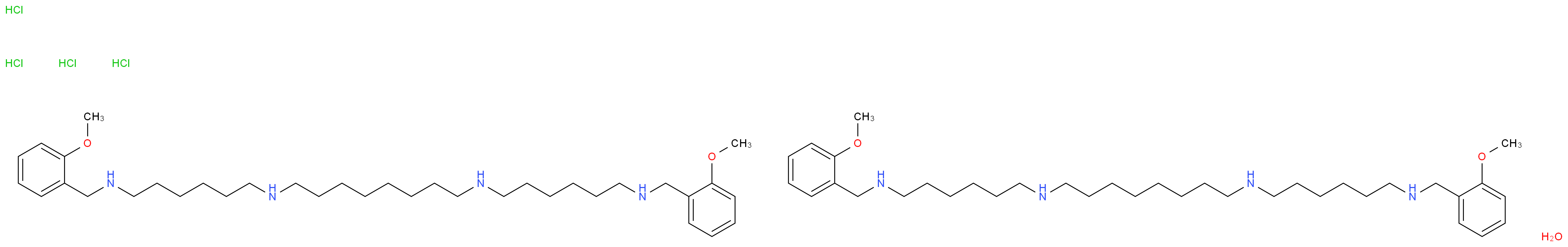 Methoctramine hydrate_分子结构_CAS_104807-46-7(anhydrous))