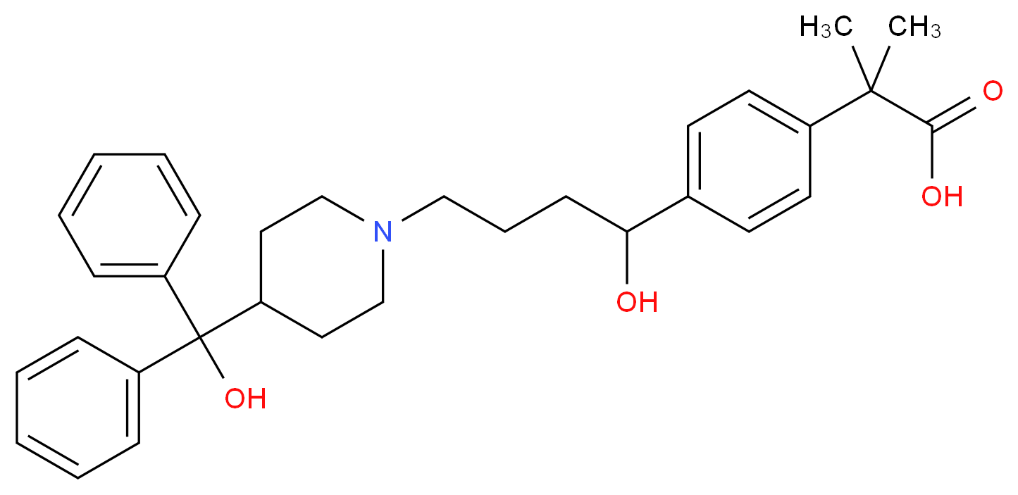 Fexofenadine_分子结构_CAS_83799-24-0)