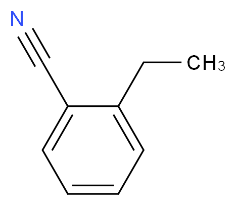 2-ethylbenzonitrile_分子结构_CAS_34136-59-9