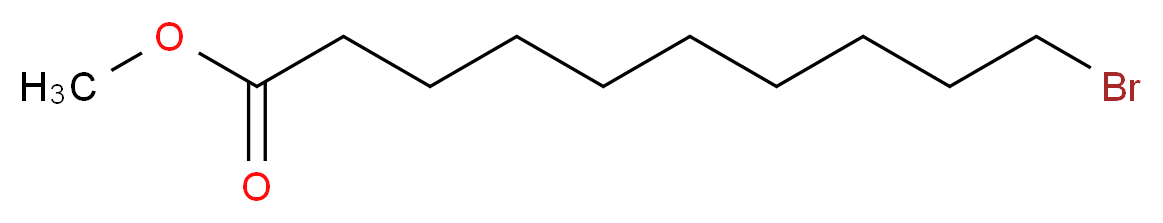 methyl 10-bromodecanoate_分子结构_CAS_26825-94-5