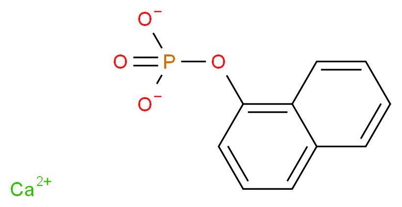 calcium naphthalen-1-yl phosphate_分子结构_CAS_70675-10-4