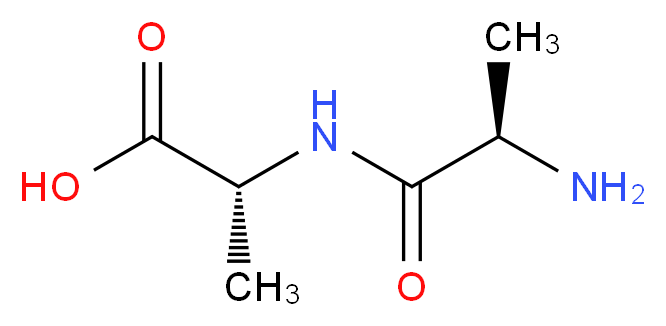 (2R)-2-[(2R)-2-aminopropanamido]propanoic acid_分子结构_CAS_923-16-0