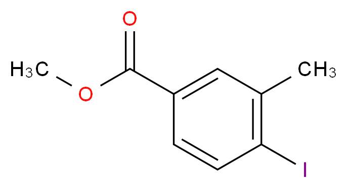 Methyl 4-iodo-3-methylbenzoate_分子结构_CAS_5471-81-8)