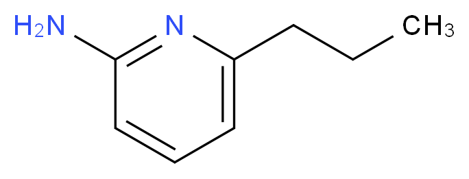 6-propylpyridin-2-amine_分子结构_CAS_41995-29-3