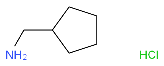 Cyclopentanemethylamine hydrochloride_分子结构_CAS_58714-85-5)