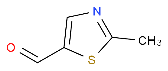 2-methyl-1,3-thiazole-5-carbaldehyde_分子结构_CAS_1003-60-7