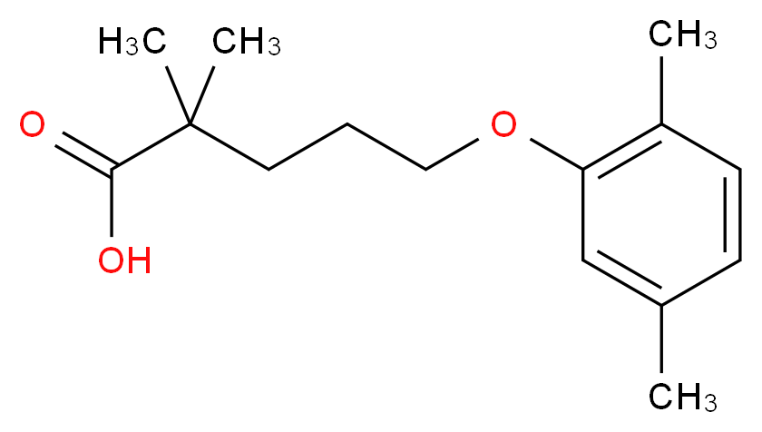 Gemfibrozil_分子结构_CAS_25812-30-0)