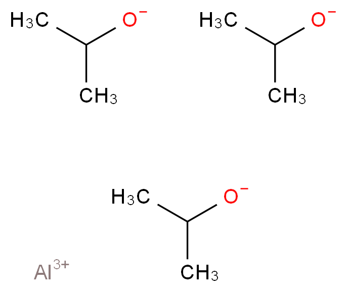 aluminium(3+) ion tris(propan-2-olate)_分子结构_CAS_555-31-7
