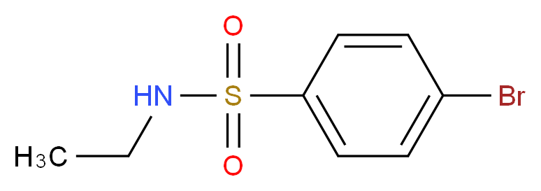 4-Bromo-N-ethylbenzenesulphonamide 98%_分子结构_CAS_1984-25-4)