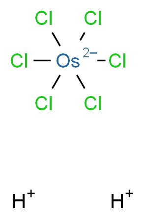 水合六氯锇(IV)酸, Premion&reg;_分子结构_CAS_27057-71-2)