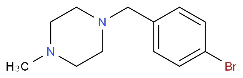 1-[(4-BROMOPHENYL)METHYL]-4-METHYLPIPERAZINE_分子结构_CAS_368879-17-8)