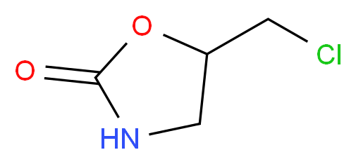 5-(chloromethyl)oxazolidin-2-one_分子结构_CAS_)