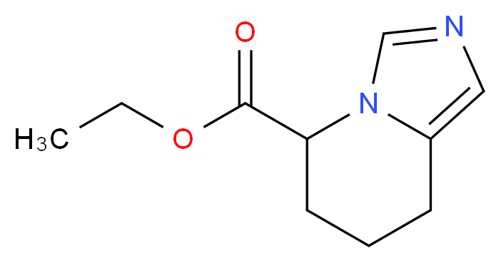 Ethyl 5,6,7,8-tetrahydroimidazo[1,5-a]pyridine-5-carboxylate_分子结构_CAS_873785-71-8)