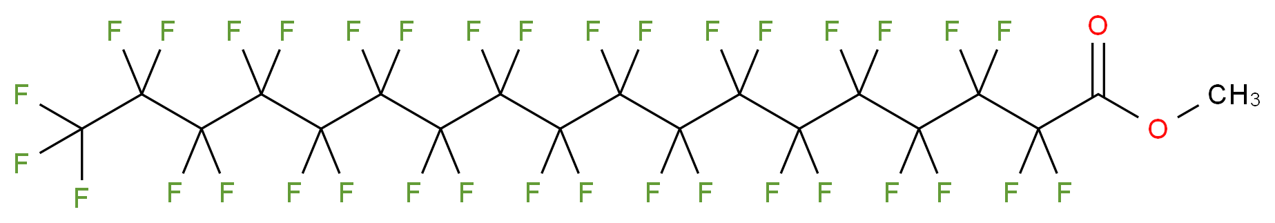 Methyl perfluorooctadecanoate 95%_分子结构_CAS_16753-33-6)