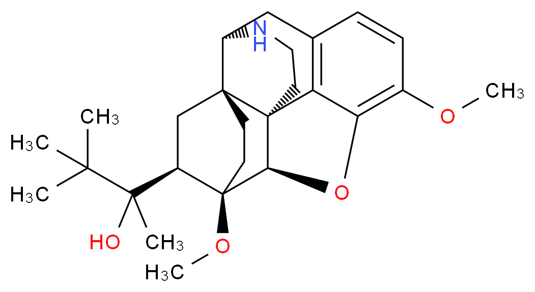 3-O-Methyl Norbuprenorphine_分子结构_CAS_16614-59-8)