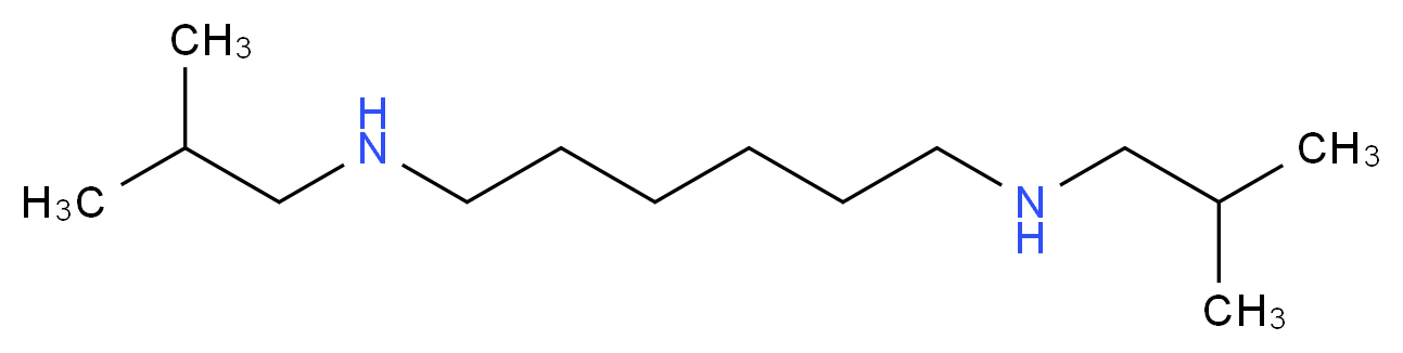 (2-methylpropyl)({6-[(2-methylpropyl)amino]hexyl})amine_分子结构_CAS_16121-92-9