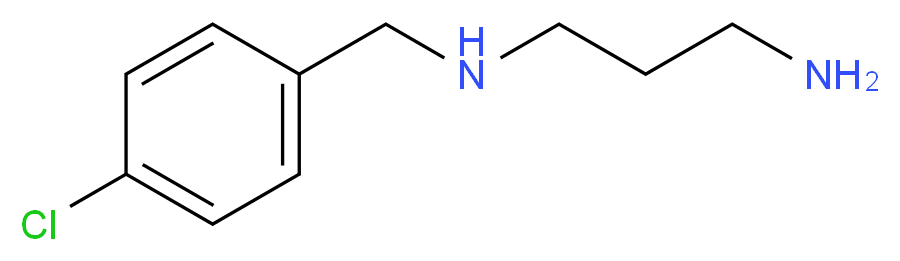 N-(4-Chlorobenzyl)propane-1,3-diamine_分子结构_CAS_61798-10-5)