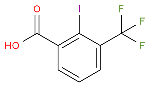 2-Iodo-3-(trifluoromethyl)benzoic acid_分子结构_CAS_766473-89-6)