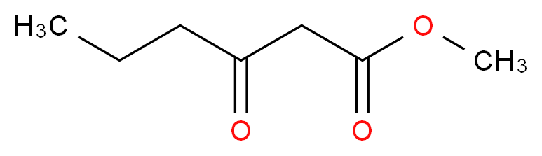 Methyl 3-oxohexanoate_分子结构_CAS_30414-54-1)